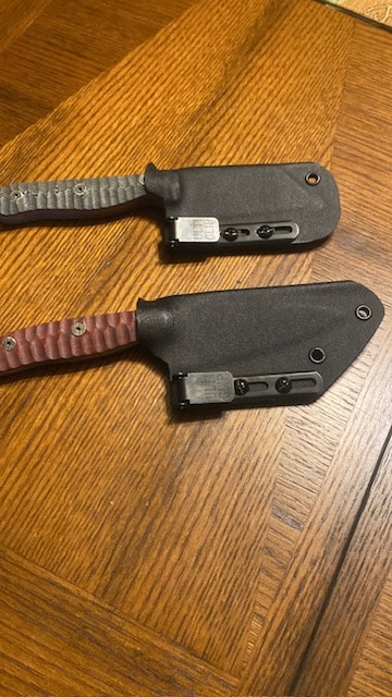 Custom knife sheaths